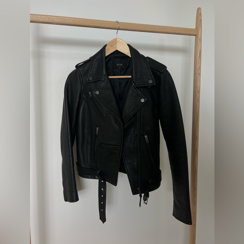NEUW Motorcycle Leather Jacket 6/XS